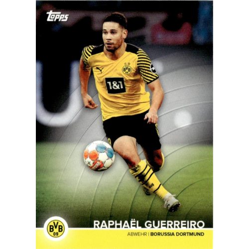 2021 Topps Borussia Dortmund Trading Cards Set Team Squad #BVB-RG Paphael Guerrero