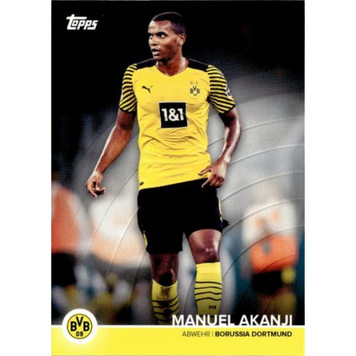 2021 Topps Borussia Dortmund Trading Cards Set Team Squad #BVB-MA Manuel Akanji