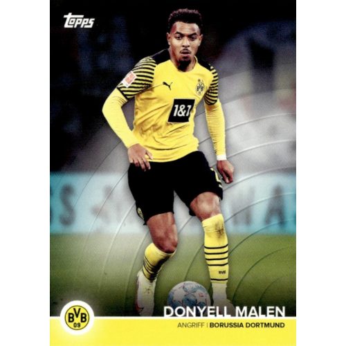 2021 Topps Borussia Dortmund Trading Cards Set Team Squad #BVB-DM Donyell Malen