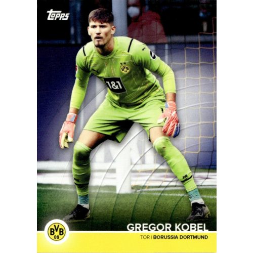 2021 Topps Borussia Dortmund Trading Cards Set Team Squad #BVB-GK Gregor Kobel