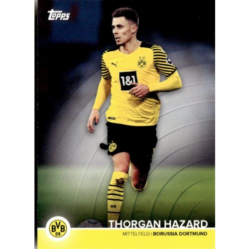 2021 Topps Borussia Dortmund Trading Cards Set Team Squad #BVB-TH Thorgan Hazard