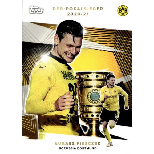 2021 Topps Borussia Dortmund Trading Cards Set DFB Pokal Cup #CUP-1 Łukasz Piszczek