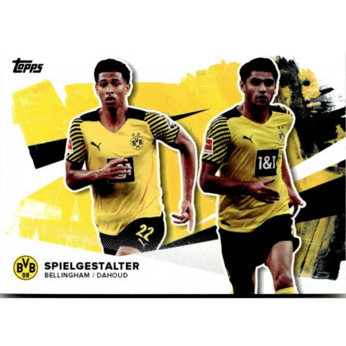 2021 Topps Borussia Dortmund Trading Cards Set Duo #DUO-BD Jude Bellingham/Mahmoud Dahoud