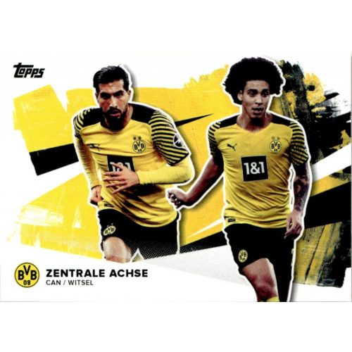 2021 Topps Borussia Dortmund Trading Cards Set Duo #DUO-CW Emre Can/Axel Witsel