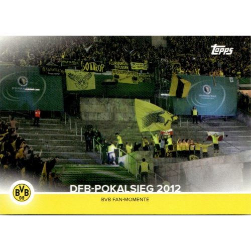 2021 Topps Borussia Dortmund Trading Cards Set BVB Fan Moments #B09-8 DFB-Pokalsieg 2012