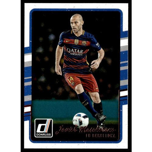 2016 Donruss  #27 Javier Mascherano