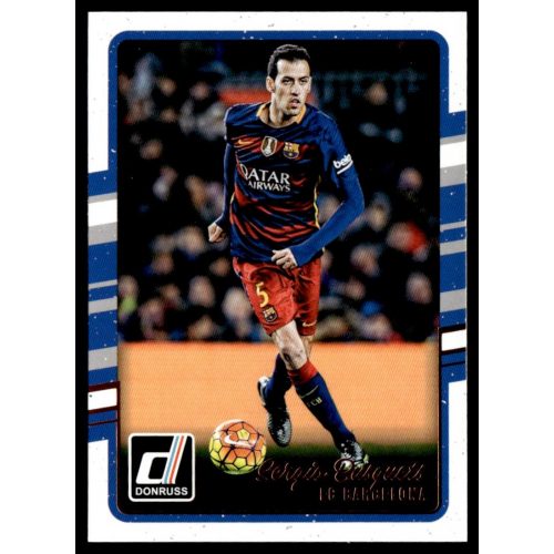 2016 Donruss  #32 Sergio Busquets