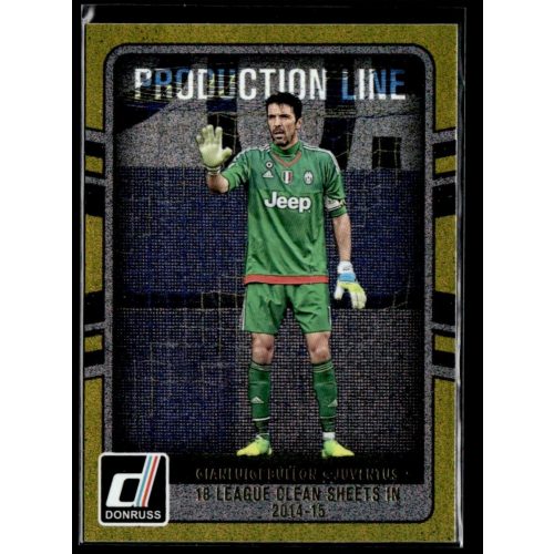 2016 Donruss Production Line Gold  #34 Gianluigi Buffon