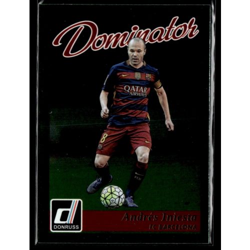 2016 Donruss Dominators  #49 Andres Iniesta