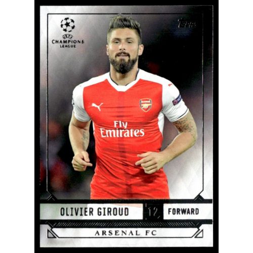 2017 Topps UEFA Champions League Showcase  #2 Olivier Giroud