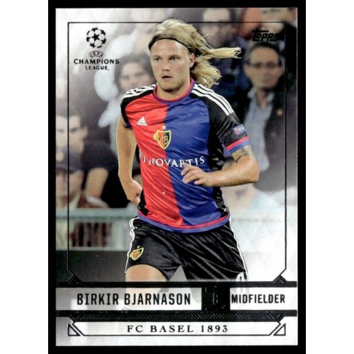 2017 Topps UEFA Champions League Showcase  #61 Birkir Bjarnason