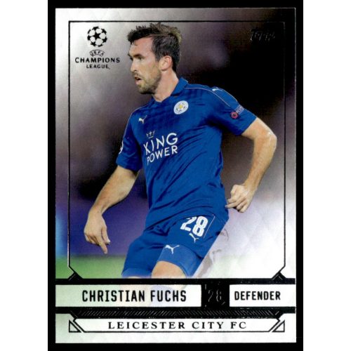 2017 Topps UEFA Champions League Showcase  #116 Christian Fuchs