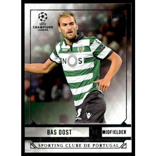 2017 Topps UEFA Champions League Showcase  #181 Bas Dost