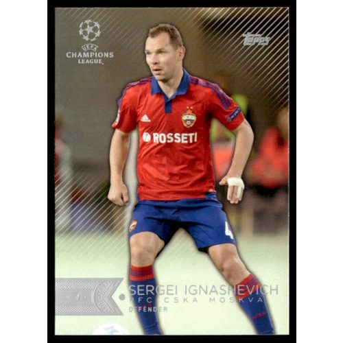 2015 Topps UEFA Champions League Showcase  #43 Sergei Ignashevich