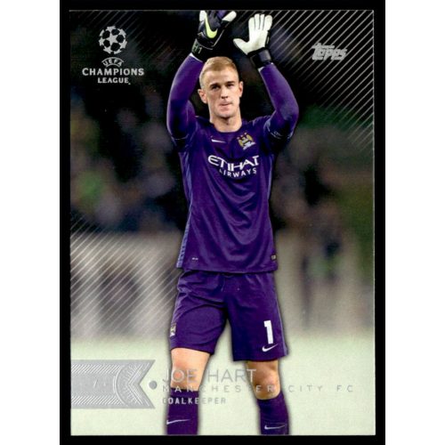 2015 Topps UEFA Champions League Showcase  #87 Joe Hart