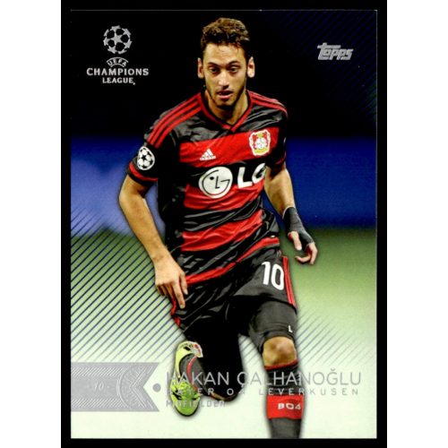 2015 Topps UEFA Champions League Showcase  #113 Hakan Calhanoglu