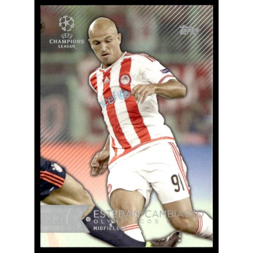 2015 Topps UEFA Champions League Showcase  #148 Esteban Cambiasso