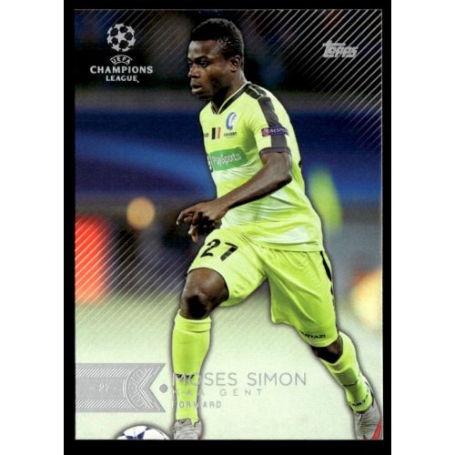 2015 Topps UEFA Champions League Showcase  #193 Moses Simon