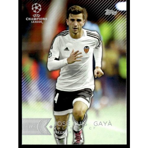 2015 Topps UEFA Champions League Showcase  #198 Jose Luis Gaya