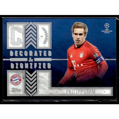 2015 Topps UEFA Champions League Showcase Decorated and Dignified #DD-PL Philipp Lahm