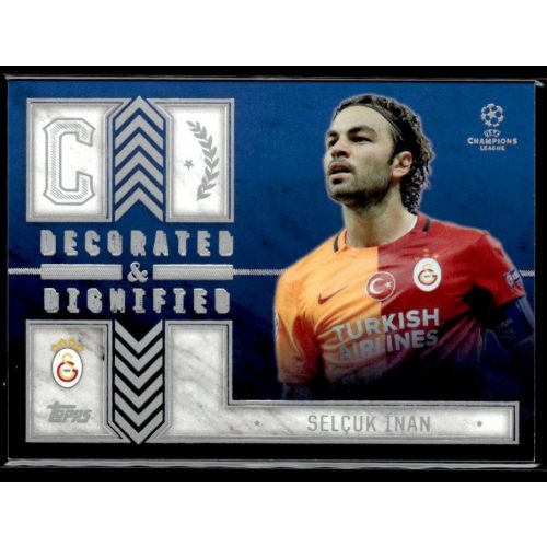 2015 Topps UEFA Champions League Showcase Decorated and Dignified #DD-SI Selcuk Inan