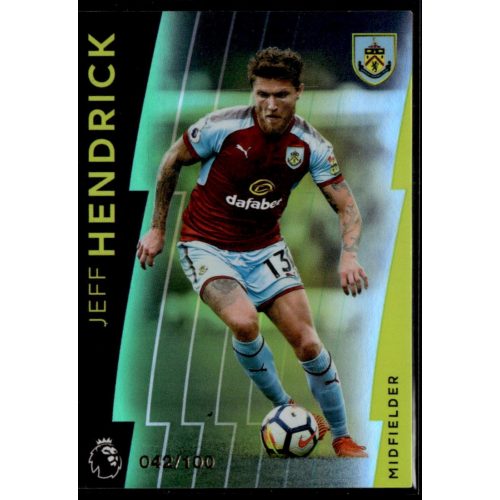 2016 Topps English Premier League Platinum Green #18 Jeff Hendrick 042/100