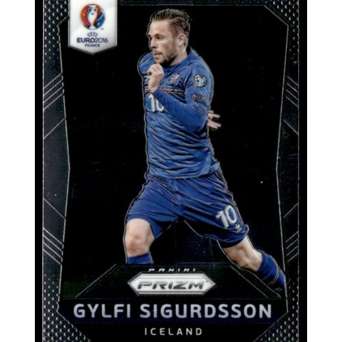 2016 Panini UEFA Euro Prizm  #108 Gylfi Sigurdsson