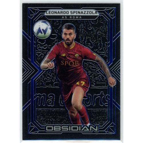 2022 Panini Obsidian Electric Etch Blue #116 Leonardo Spinazzola 02/20