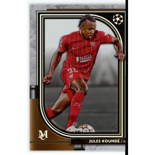 2021 Topps Museum Collection UEFA Champions League  #21 Jules Kounde