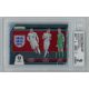 2016 Panini Prizm UEFA Euro '16 Country Combinations Triple Prizms Black BGS - 9 Mint #6 Joe Hart/Wayne Rooney/Gary Cahill 1/1