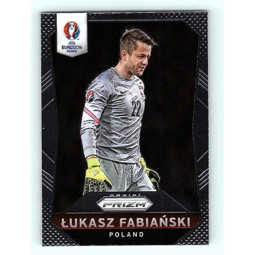 2016 Panini Panini Uefa Euro Prizm Base #139 Lukasz Fabianski