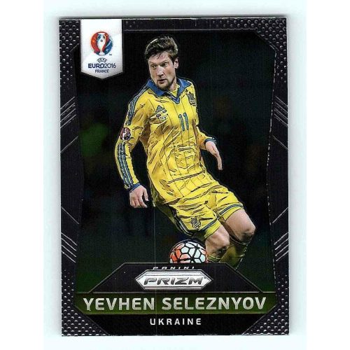 2016 Panini Uefa Euro Prizm Base #218 Yevhen Seleznyov