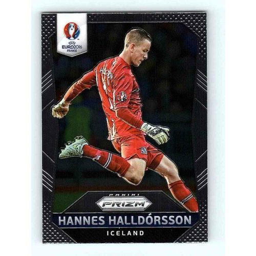 2016 Panini Uefa Euro Prizm Base #113 Hannes Halldorsson