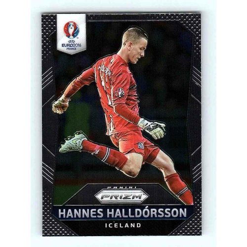 2016 Panini Uefa Euro Prizm Base #113 Hannes Halldorsson