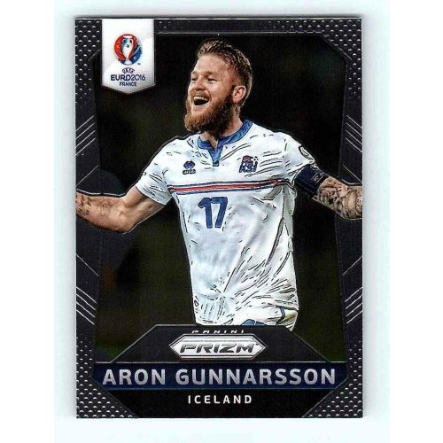 2016 Panini Uefa Euro Prizm Base #112 Aron Gunnarsson