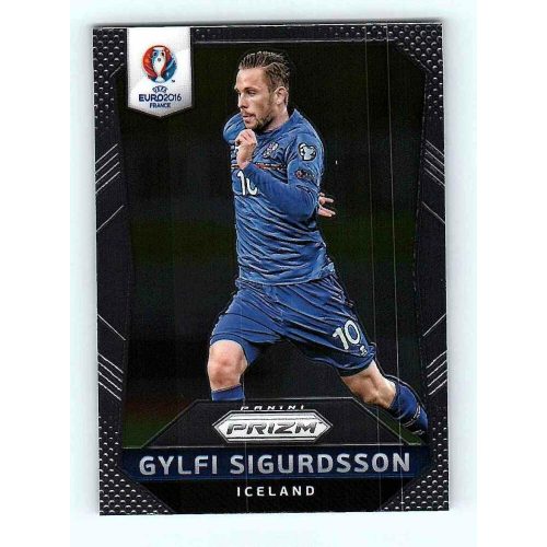 2016 Panini Uefa Euro Prizm Base #108 Gylfi Sigurdsson