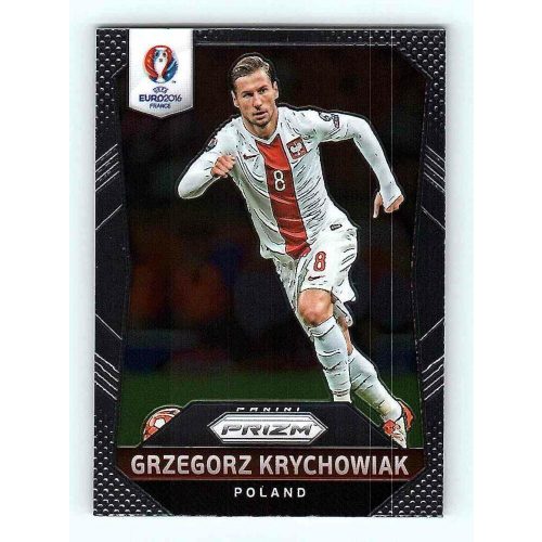 2016 Panini Uefa Euro Prizm Base #144 Grzegorz Krychowiak