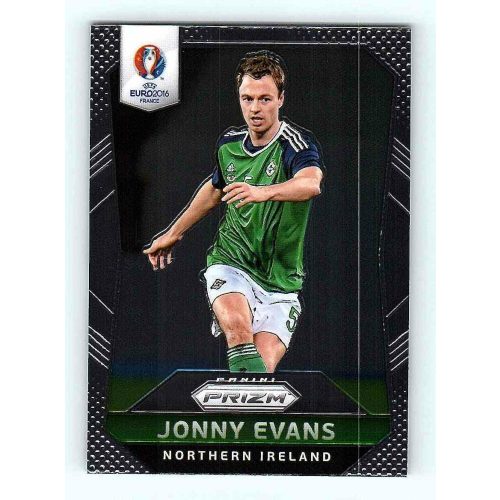 2016 Panini Uefa Euro Prizm Base #73 Jonny Evans