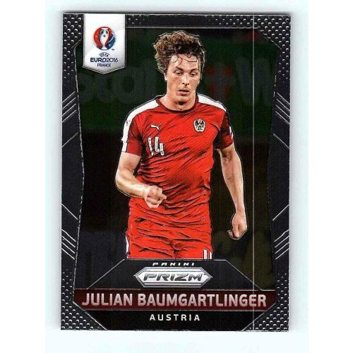 2016 Panini Uefa Euro Prizm Base #84 Julian Baumgartlinger