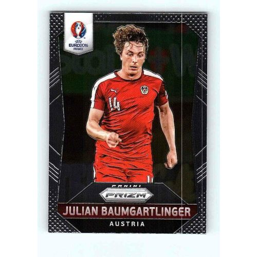 2016 Panini Uefa Euro Prizm Base #84 Julian Baumgartlinger