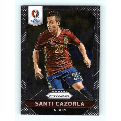 2016 Panini Uefa Euro Prizm Base #41 Santi Cazorla