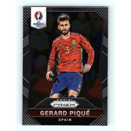 2016 Panini Uefa Euro Prizm Base #38 Gerard Pique