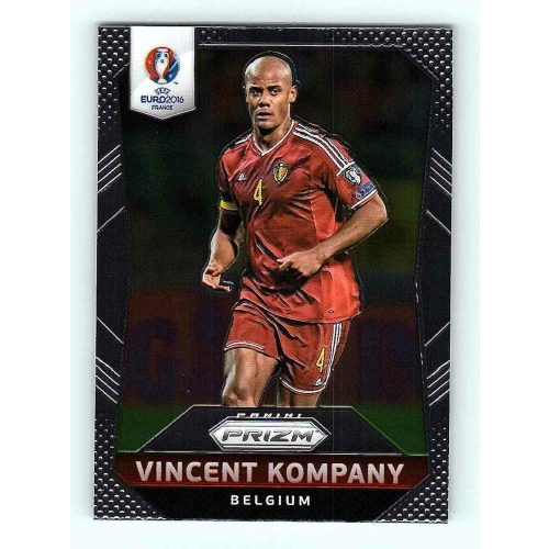 2016 Panini Uefa Euro Prizm Base #25 Vincent Kompany