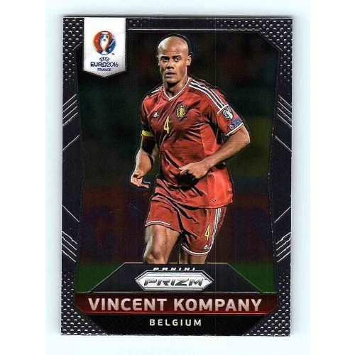 2016 Panini Uefa Euro Prizm Base #25 Vincent Kompany