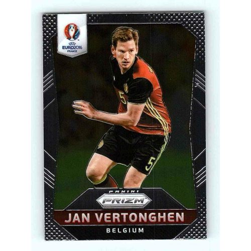 2016 Panini Uefa Euro Prizm Base #28 Jan Vertonghen