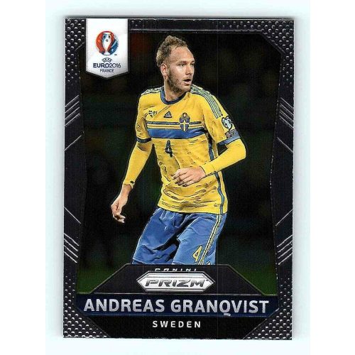 2016 Panini Uefa Euro Prizm Base #249 Andreas Granqvist