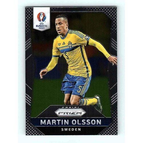 2016 Panini Uefa Euro Prizm Base #246 Martin Olsson