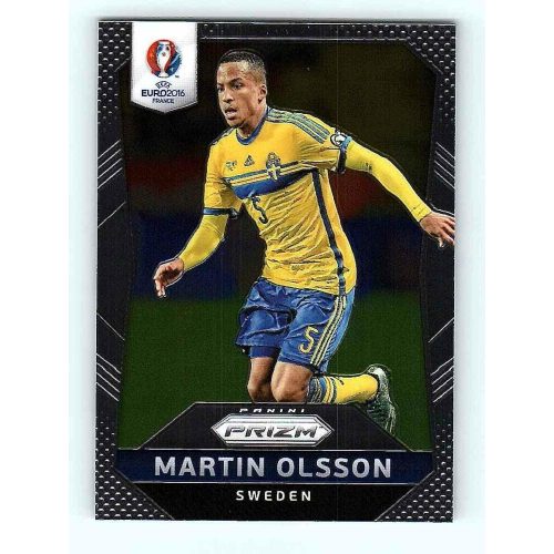 2016 Panini Uefa Euro Prizm Base #246 Martin Olsson