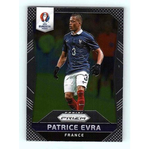 2016 Panini Uefa Euro Prizm Base #2 Patrice Evra