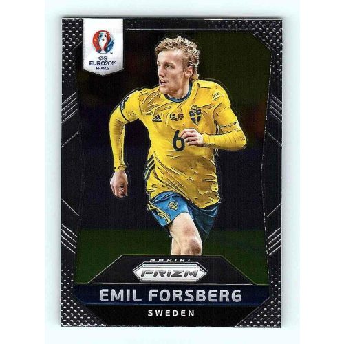 2016 Panini Uefa Euro Prizm Base #250 Emil Forsberg